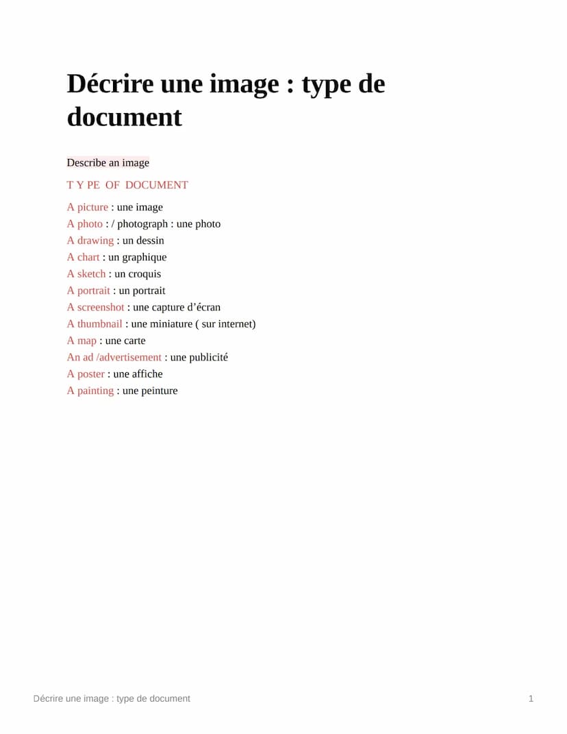 IN THE TOP Left
hand Corner:
En haut à
gauche
ON THE LEFT
A GAUCHE
IN THE BOTTOM
LEFT-hand Corner
af
gauche
En bas
AT THE TOP: en haut
IN TH
