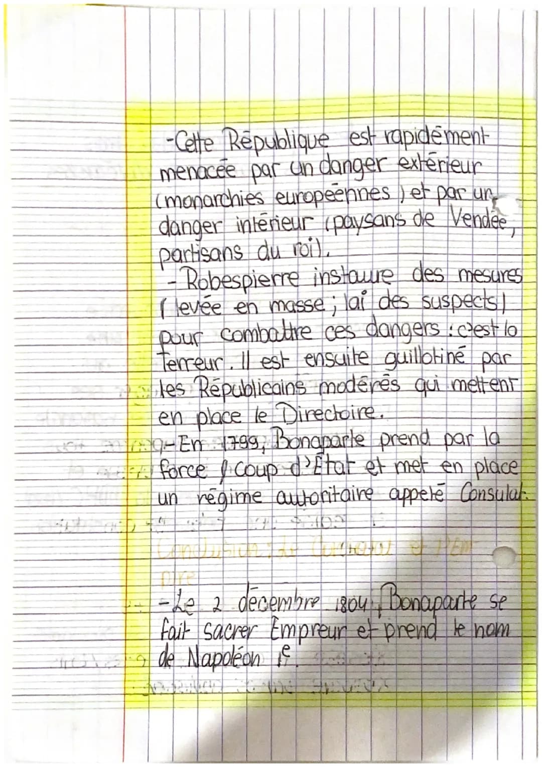 Histoire
chap. 3.
La révolution
française
Les difficultés financières
Déficit (Dépenses supérieures)
aux recettes / Endetement
La noblesse e