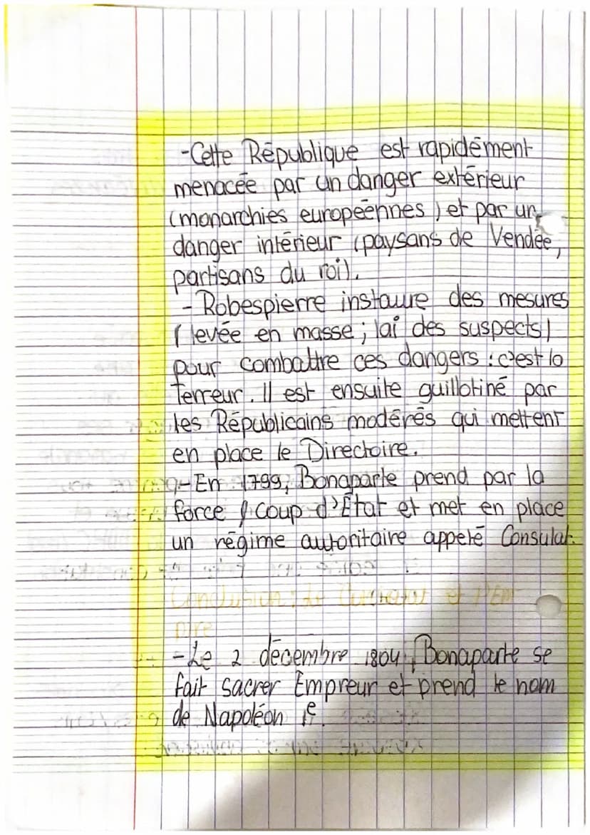 Histoire
chap. 3.
La révolution
française
Les difficultés financières
Déficit (Dépenses supérieures)
aux recettes / Endetement
La noblesse e