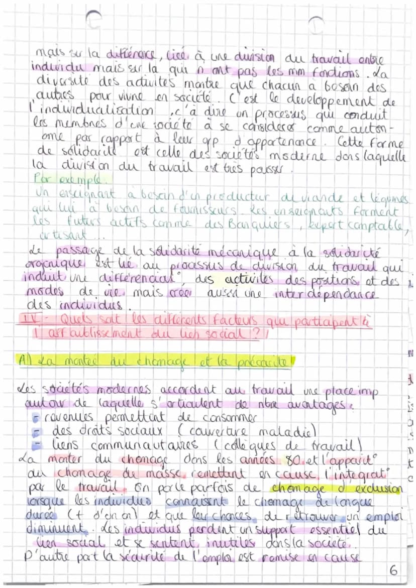 Chap S
D
SES
Soudlo gle
Comment se construisent et évdue les liens sociaux ?
unissent
Les liens sociaux désignent l'ensemble des relations q