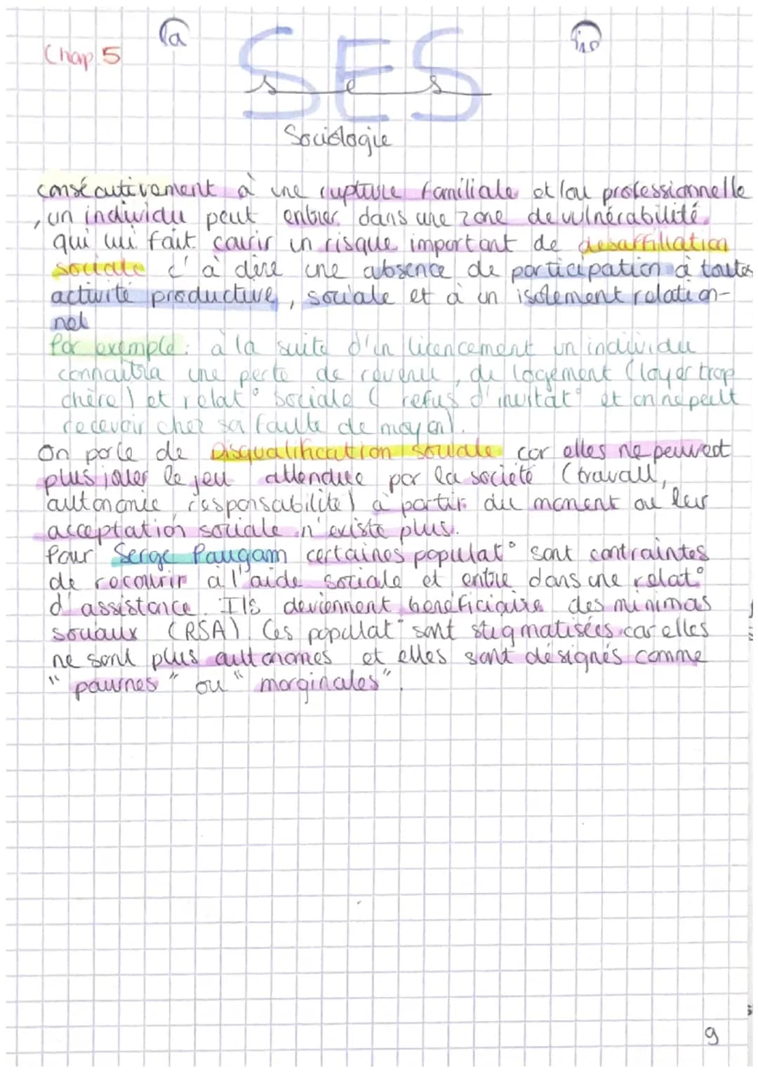 Chap S
D
SES
Soudlo gle
Comment se construisent et évdue les liens sociaux ?
unissent
Les liens sociaux désignent l'ensemble des relations q