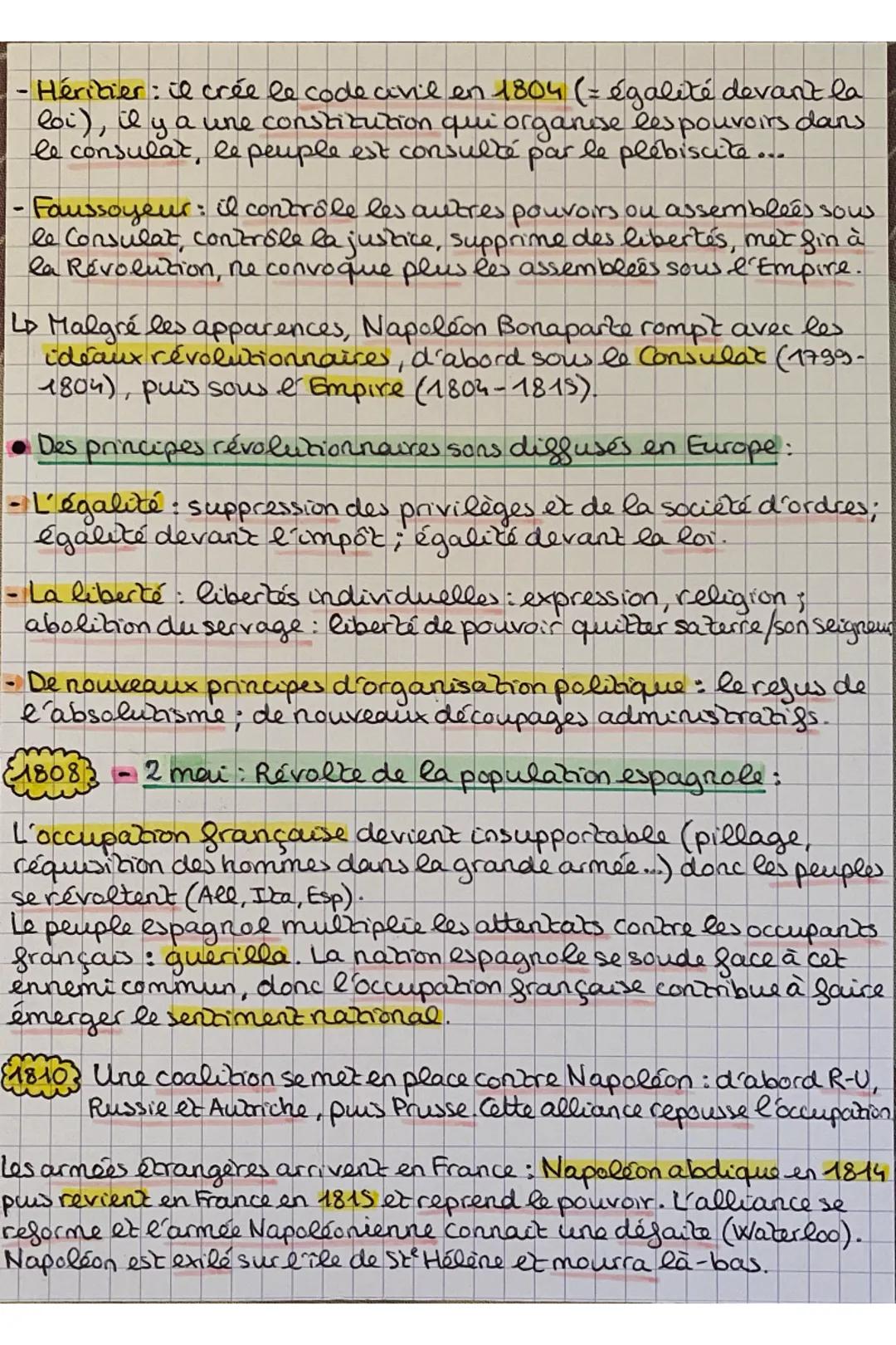 1793-1794: PERIODE DE LA TERREUR:
Les rois ébrangers forment des alliances et attaquent la
France car ils veulent le retour d'une monarchie.
