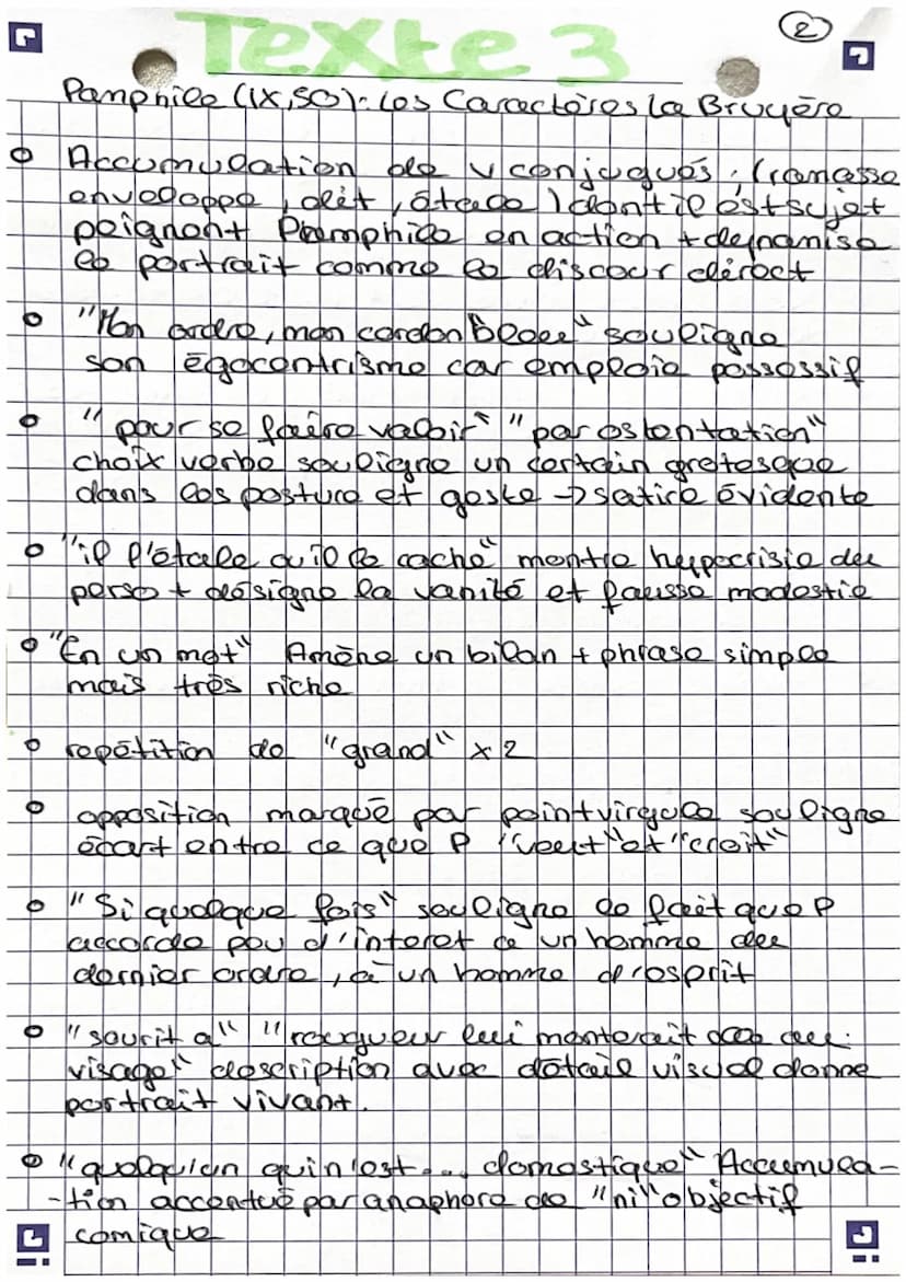 L
Los Caractères de la Bruyère est une oeuvre
unique et inspire do Theophrasto, un philoso-
--phe de la grèce antique Ecrit durant le
classi