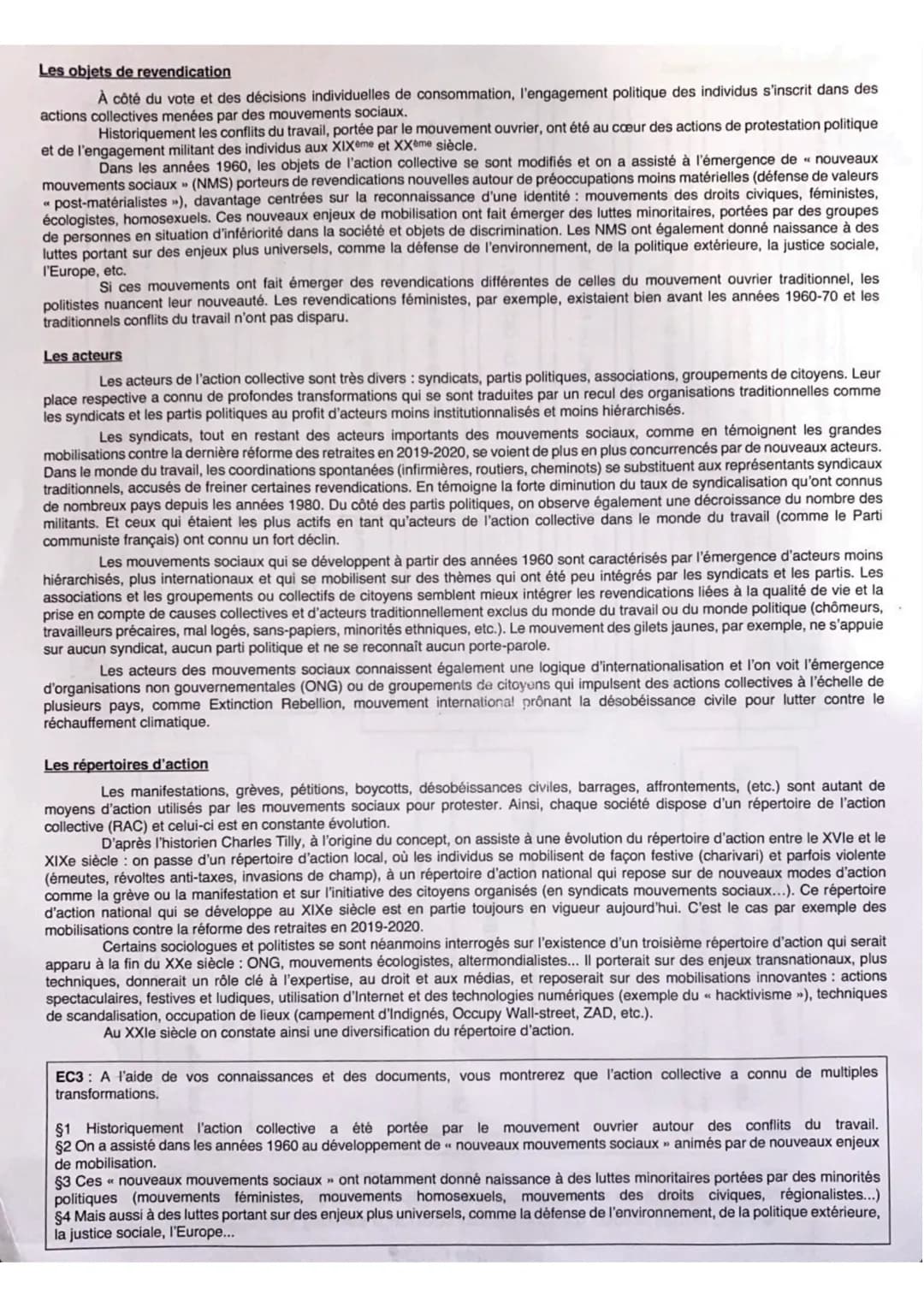 L'engagement politique
L'engagement politique désigne l'ensemble des formes d'actions motivées par
des valeurs politiques. Généralement, l'e