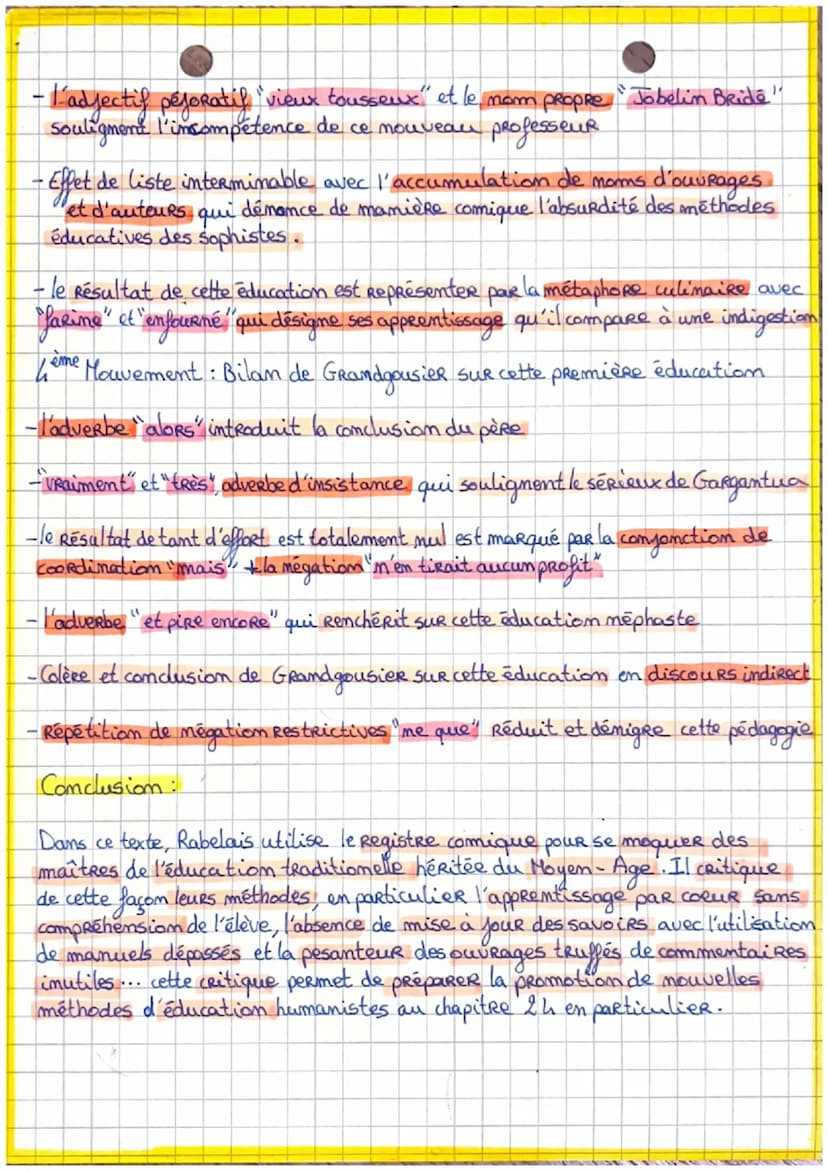 Elnde Lincertne
François Rabelais, Gargantua, chapitre 14 et 15
« Comment Gargantua fut instruit par unsophiste en
Lettres
Texte 1
Introduct