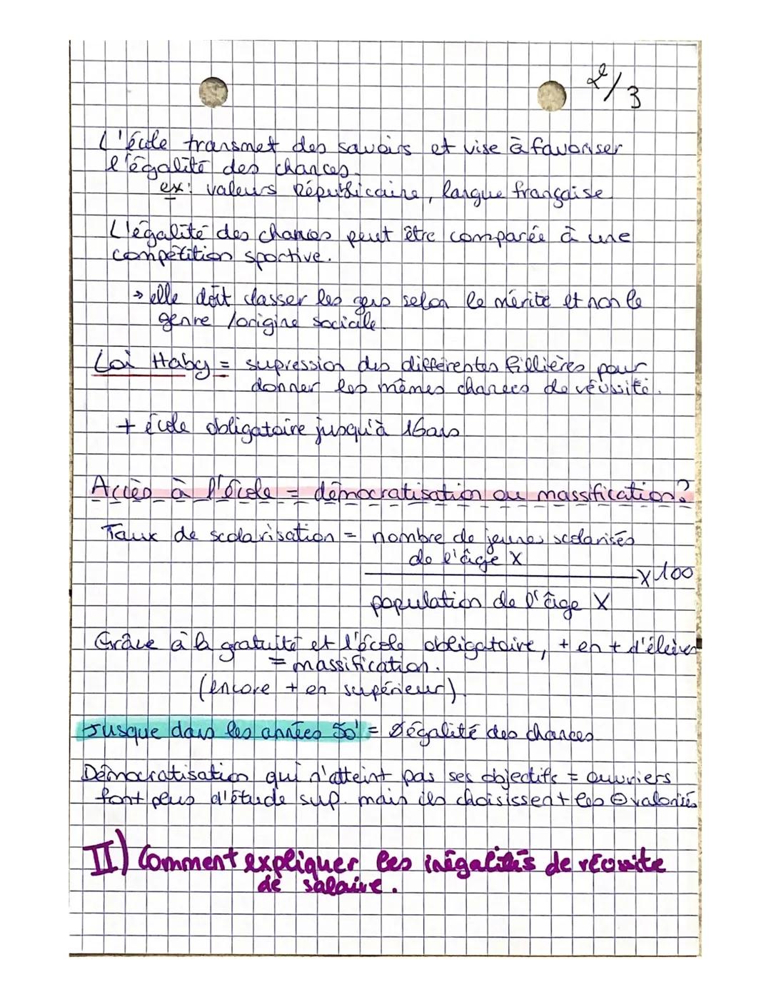 4/3
CHAPITRE 3: Quelle est l'action de
l'école sur les destirs individuels et sur l'évolution
SES
soud
définitions:
- Érele instance de soci