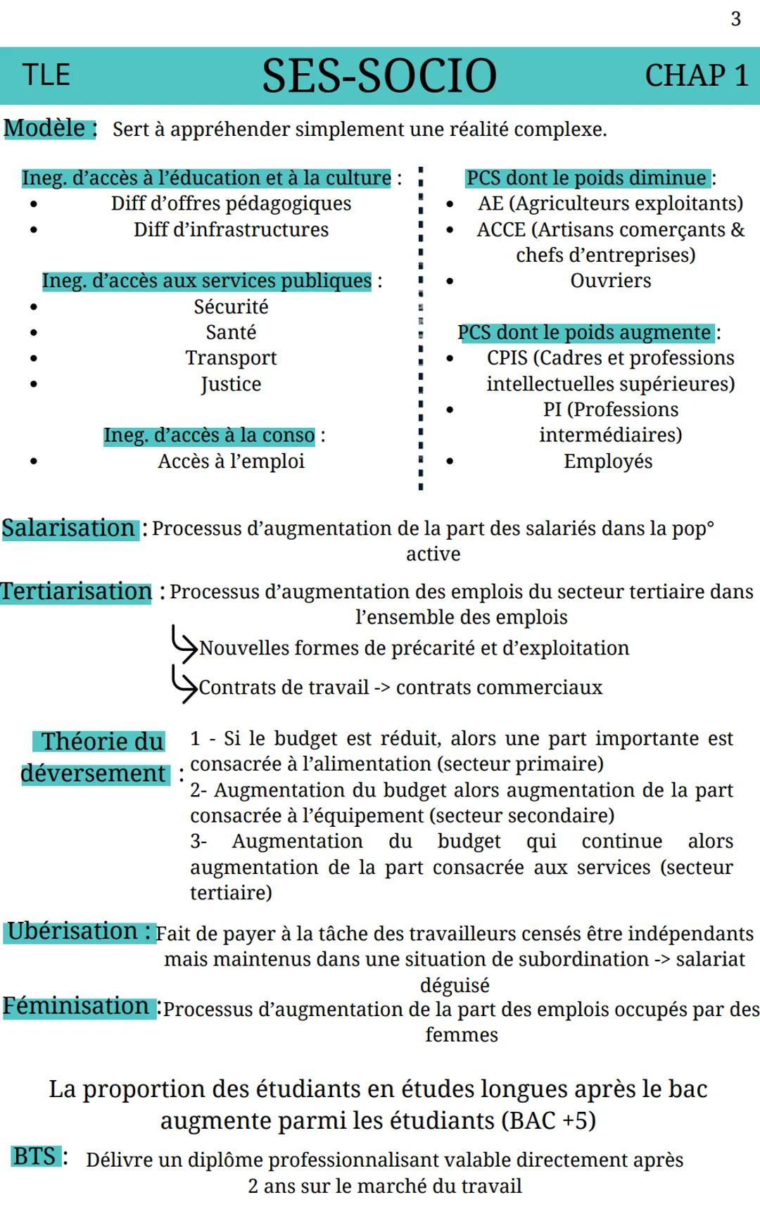 SES-SOCIO
Comment est structurée la société française ?
Syndicat Organisation de défense des intérêts des travailleurs
Objectif : Meilleure 