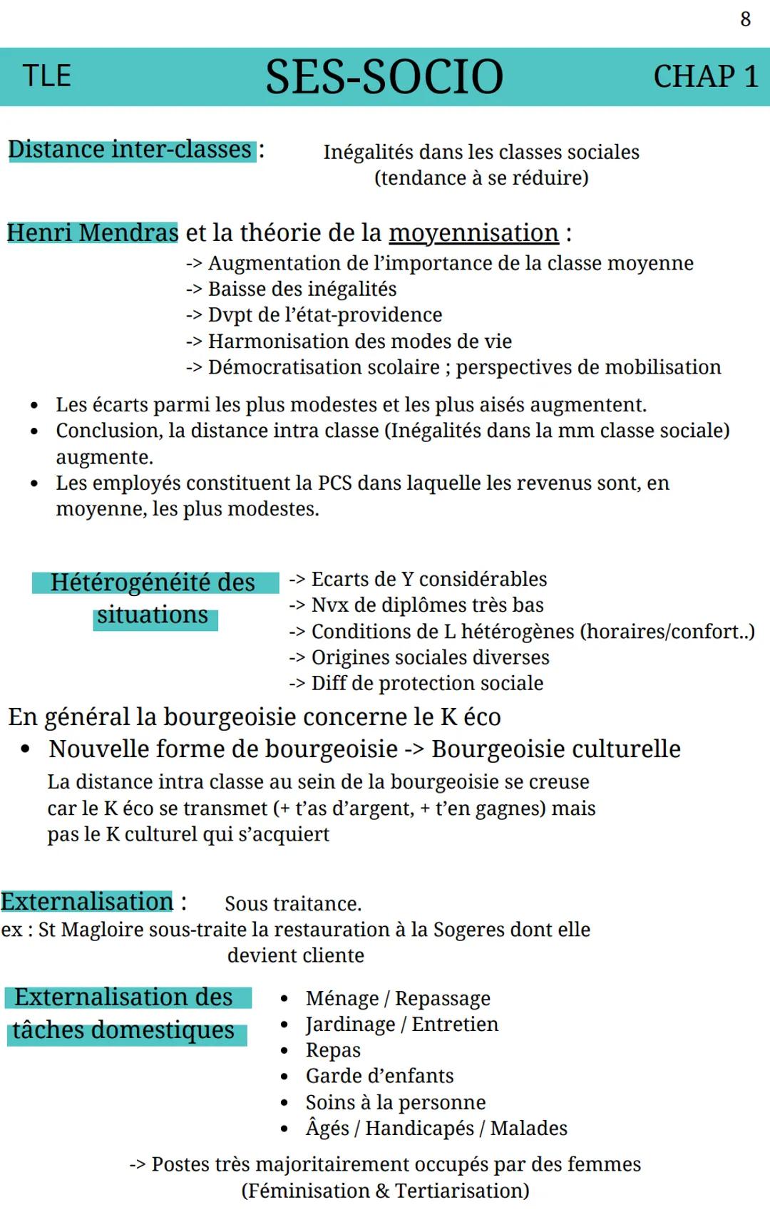 SES-SOCIO
Comment est structurée la société française ?
Syndicat Organisation de défense des intérêts des travailleurs
Objectif : Meilleure 