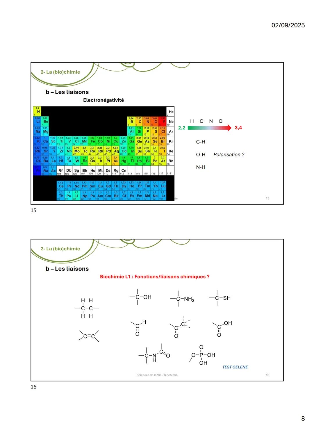 1
2
HO
OHOH
UFR
ences
icoa
Organisation du
module
HN
Sciences de la Vie 1
Biochimie I
Les molécules du vivant
NH2
Sciences de la Vie-Biochim