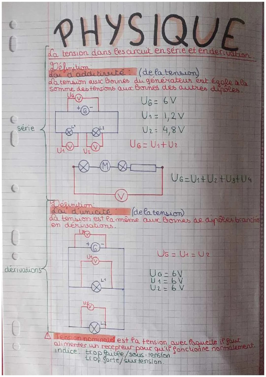 Tension en Série et Parallèle : Comment Calculer et Comprendre les Lois