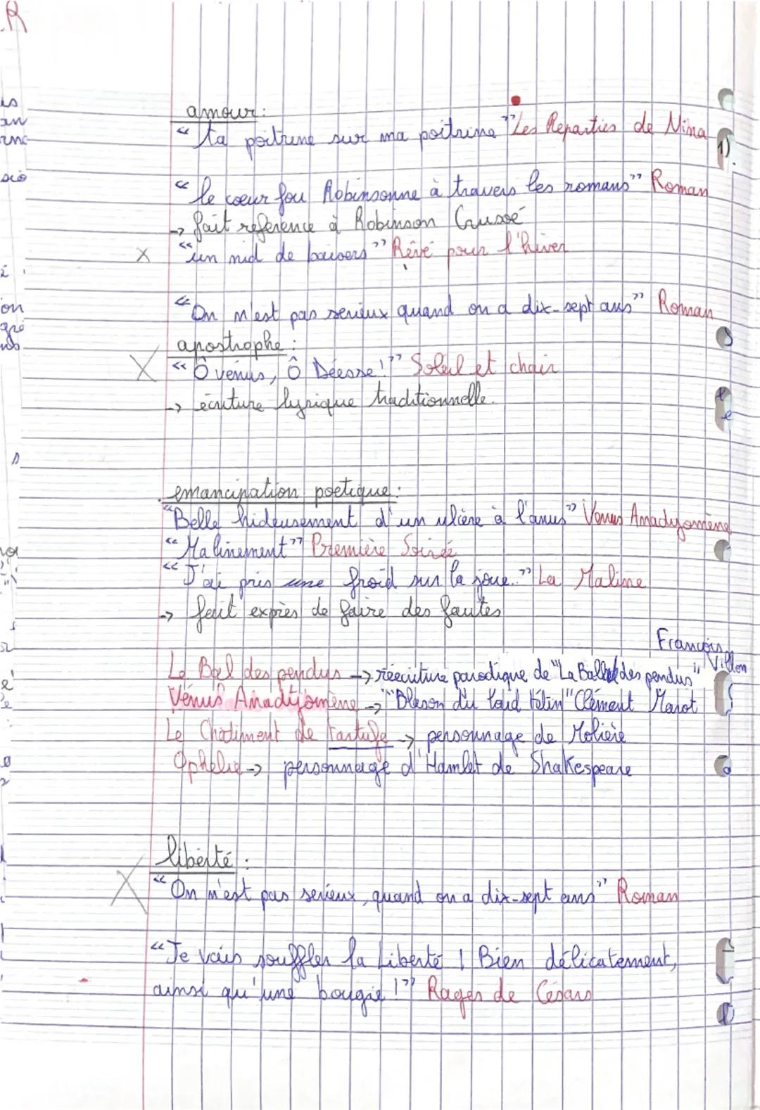 1895 Cahiers de Douai
Arthur Rimbaud
A
Citations
nature
* heureux comme avec une
1870
femme" Sensation
-> la nature prend une dimensión pres