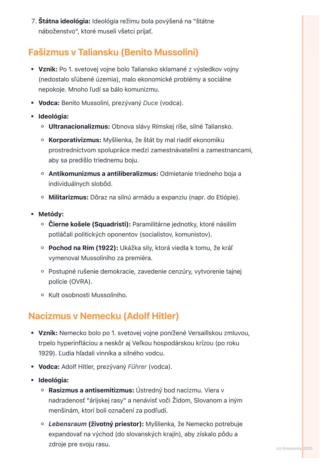 # Vzostup totalitných režimov
(fašizmus, nacizmus,
komunizmus v ZSSR)

1. Prehľad vzostupu totalitných režimov

Po prvej svetovej vojne sa s