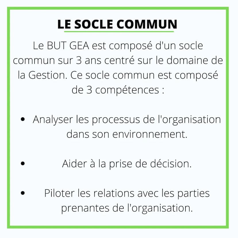 ORIENTATION
BUT GEA C'EST QUOI LE BUT GEA ?
Le BUT (bachelor universitaire de
technologie) gestion des entreprises et
administrations se pré
