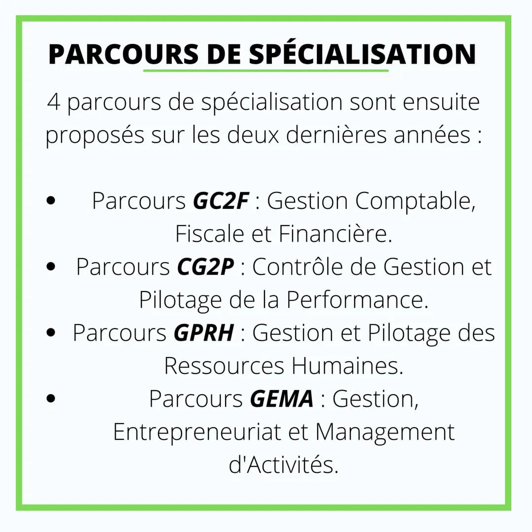 ORIENTATION
BUT GEA C'EST QUOI LE BUT GEA ?
Le BUT (bachelor universitaire de
technologie) gestion des entreprises et
administrations se pré