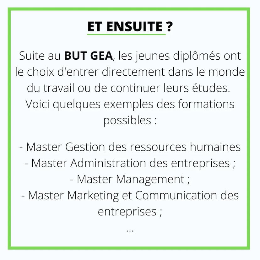 ORIENTATION
BUT GEA C'EST QUOI LE BUT GEA ?
Le BUT (bachelor universitaire de
technologie) gestion des entreprises et
administrations se pré
