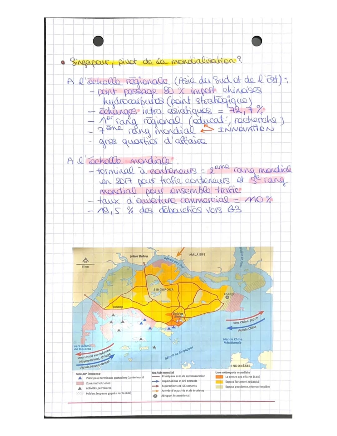 Singapour, pôle financier of productie
GEO
Thème 3 / Chap 2
i dyompoud wood so svobo, & prom
attractivité de
singapour
stabilité pre.
aōropo