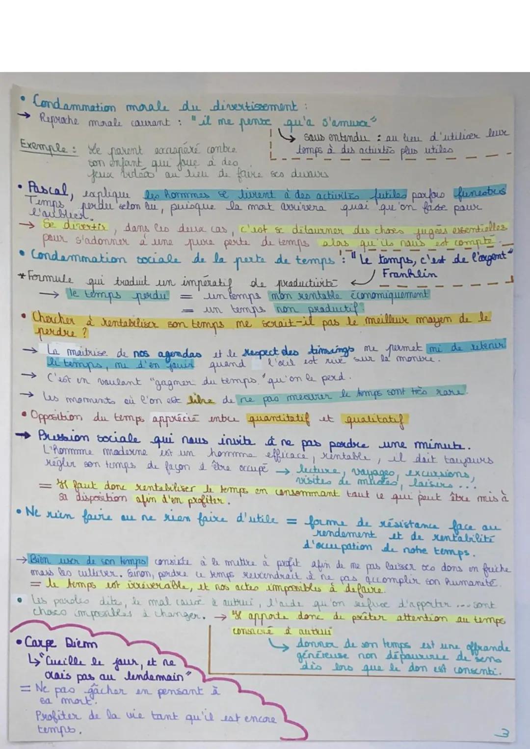 naibu
vise
maurir
• Le temps est un flux d'instant que me cesse
de couler, qui ne s'interrompt jamais.
• Le temps passe et ne s'arrête jamai