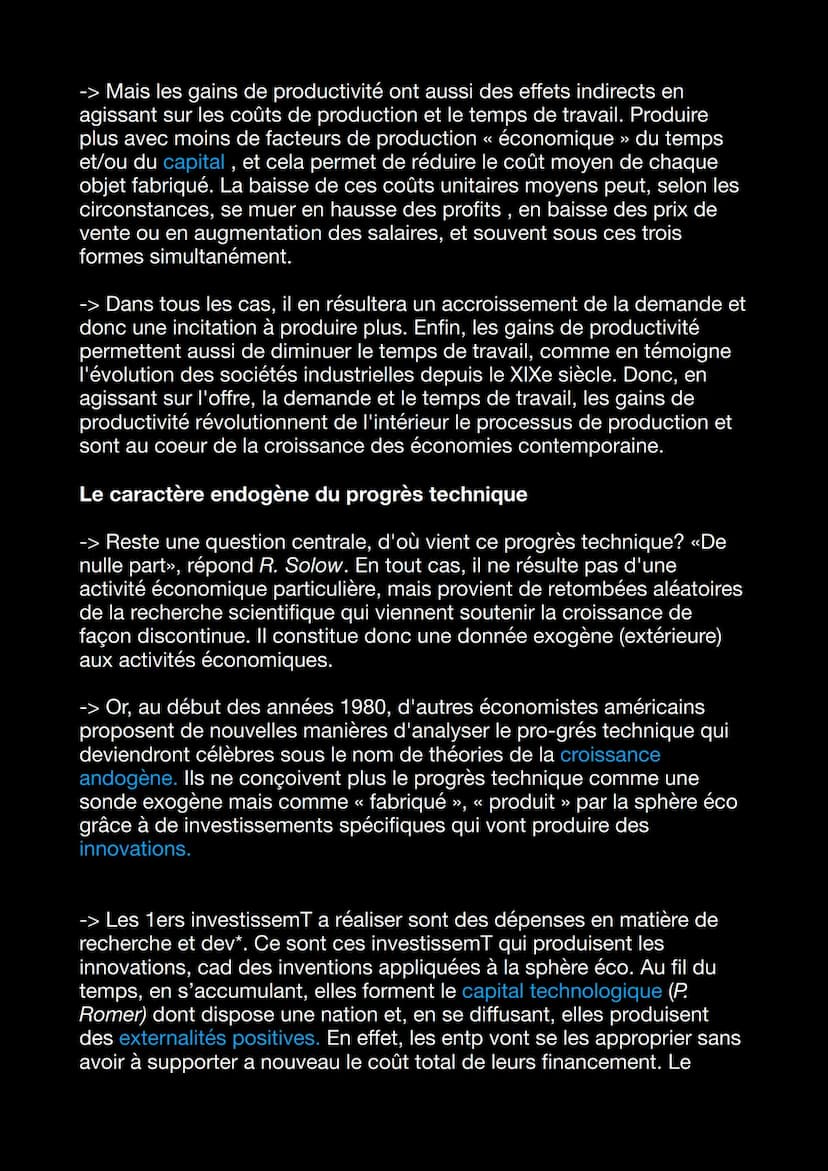 Chapitre 2 : Quels sont les sources et les défis de
la croissance économique ?
Introduction :
L'éco mondial semble pas avoir de limites. On 