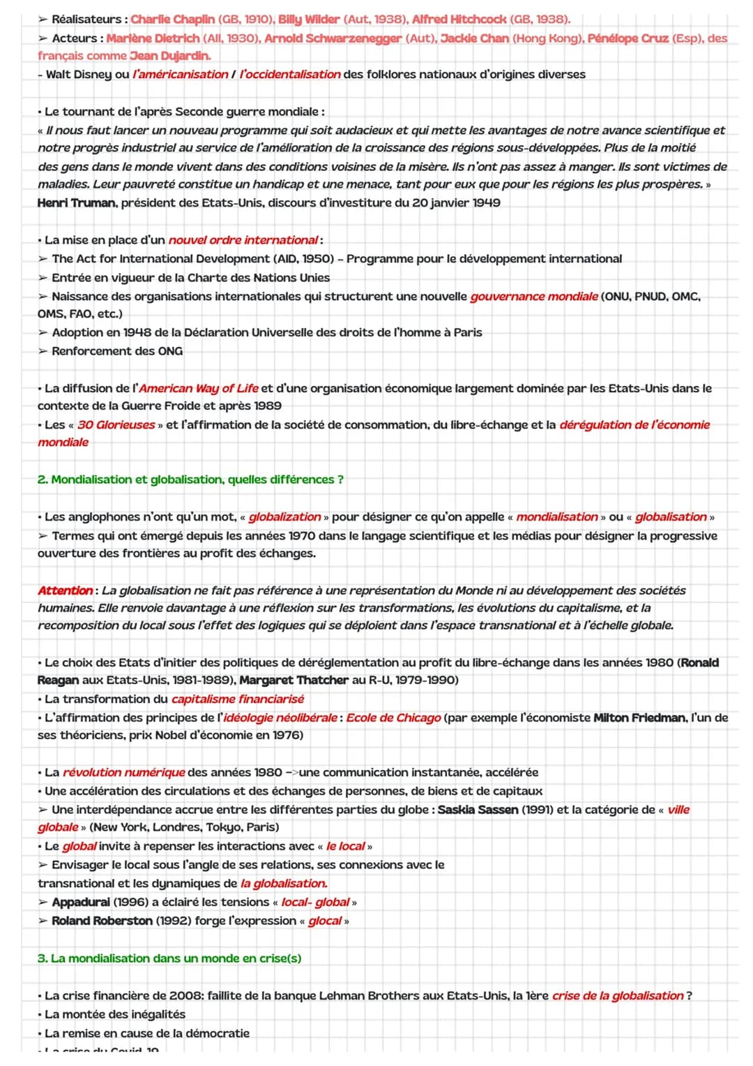 Post-Bac
1
Grands problèmes politiques contemporains
dans un contexte mondialisé - Introduction
générale
Introduction
⚫ Définir et délimiter
