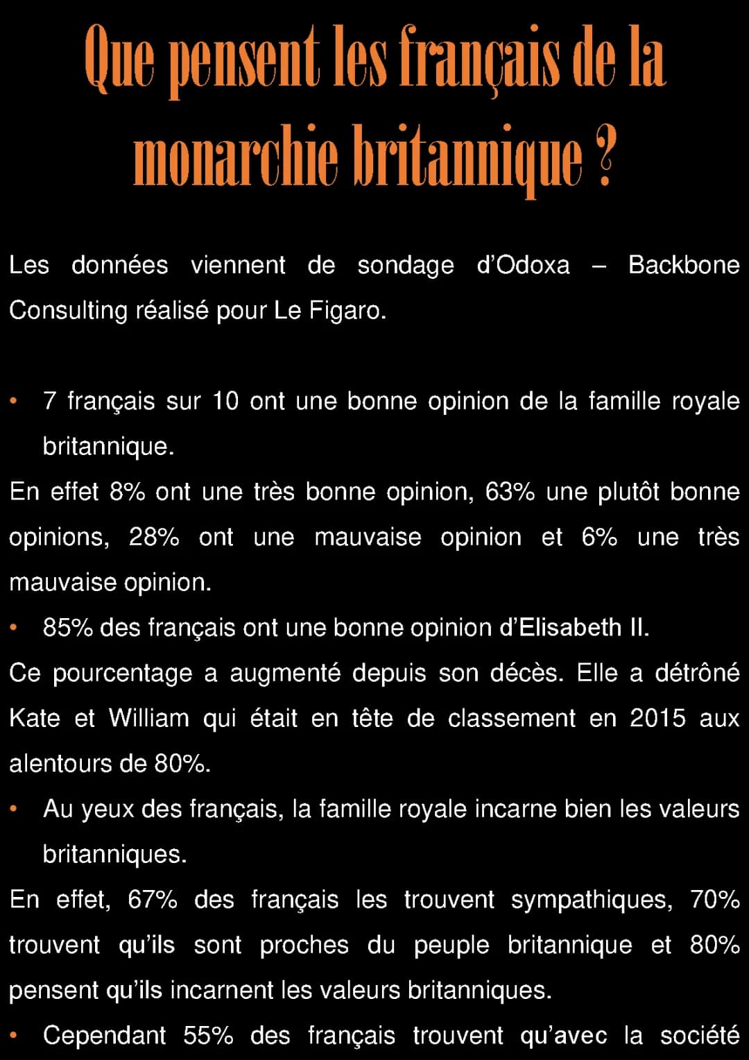 Les Français aiment-ils la monarchie britannique et la reine ?