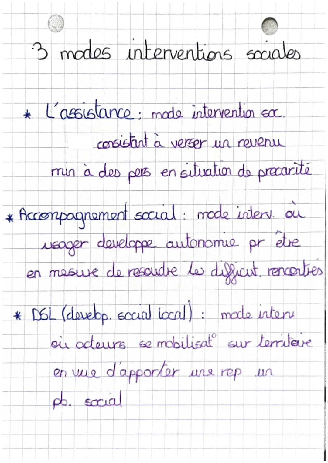 ST25 Chap 3. mode
50C
Interventions sociales
pop peuvent être fragilisation:
-
IS
pauvreté (diff à trouver emploi
- exclusion sociale I comp