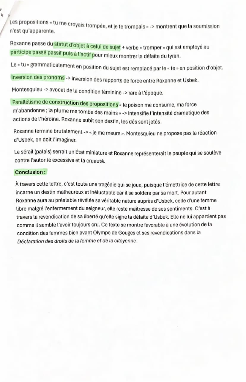 Analyse linéaire 12/ Montesquieu / Lettres Persanes/1721
Introduction:
Au XVIIIe siècle, l'exotisme et le genre épistolaire sont au goût du 