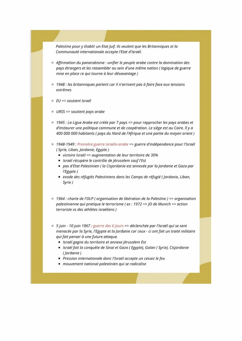 Le Moyen Orient:
Conflits régionaux et
tentative de paix Le moyen Orient : conflits régionaux el tentative
et
de paix
• Moyen Orient = régio