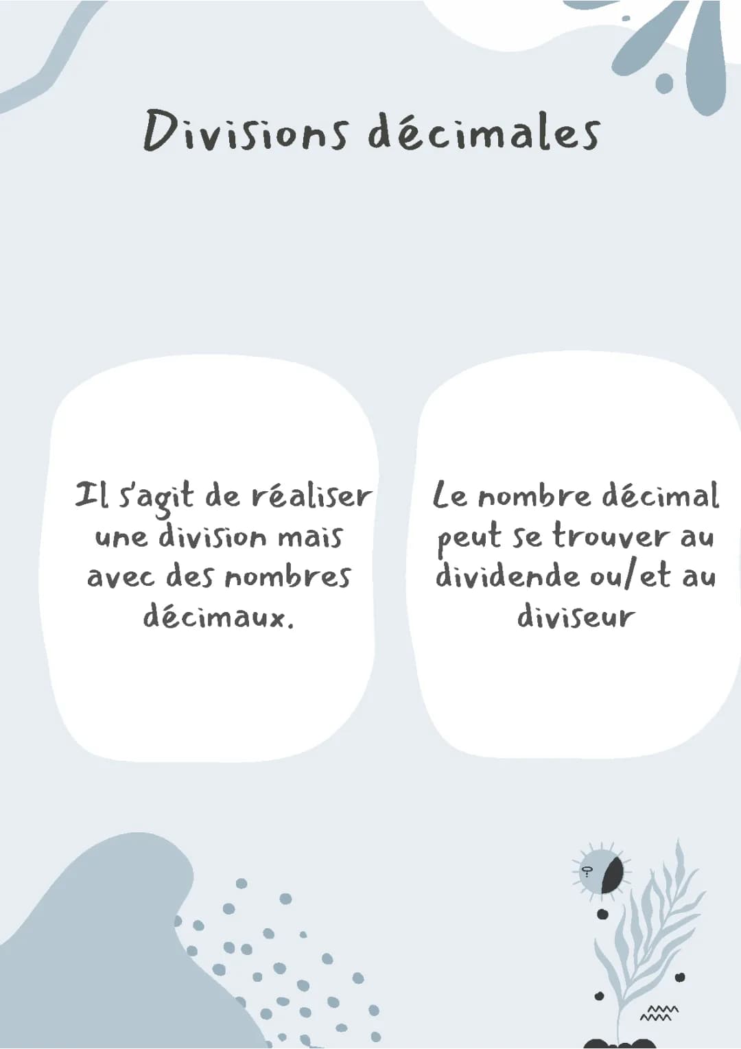 division décimale