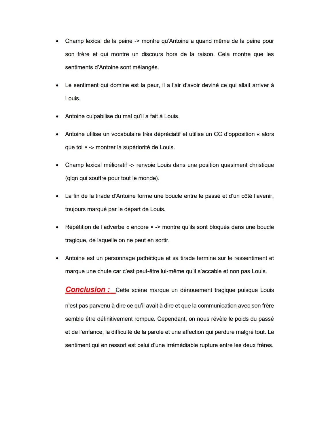 Bac français : «<< Juste la fin du monde » SCENE 3 ACTE 2 (Tirade d'Antoine)
1ère partie : La responsabilité d'Antoine
2ème partie : Le frèr