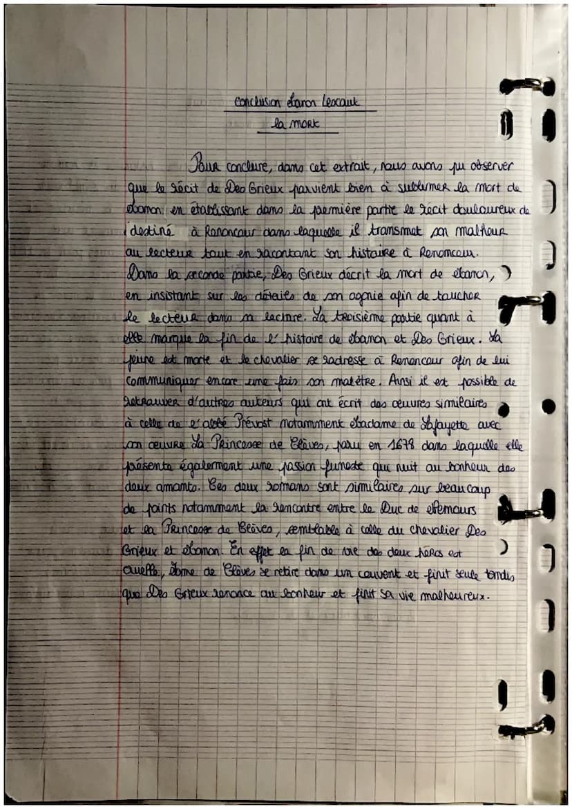 intro ebanon Lexant
la mort.
L'abbé Prévost est un romancier, historien et homme
d'Église français de la fin du XVII e siècle, début du XVIL