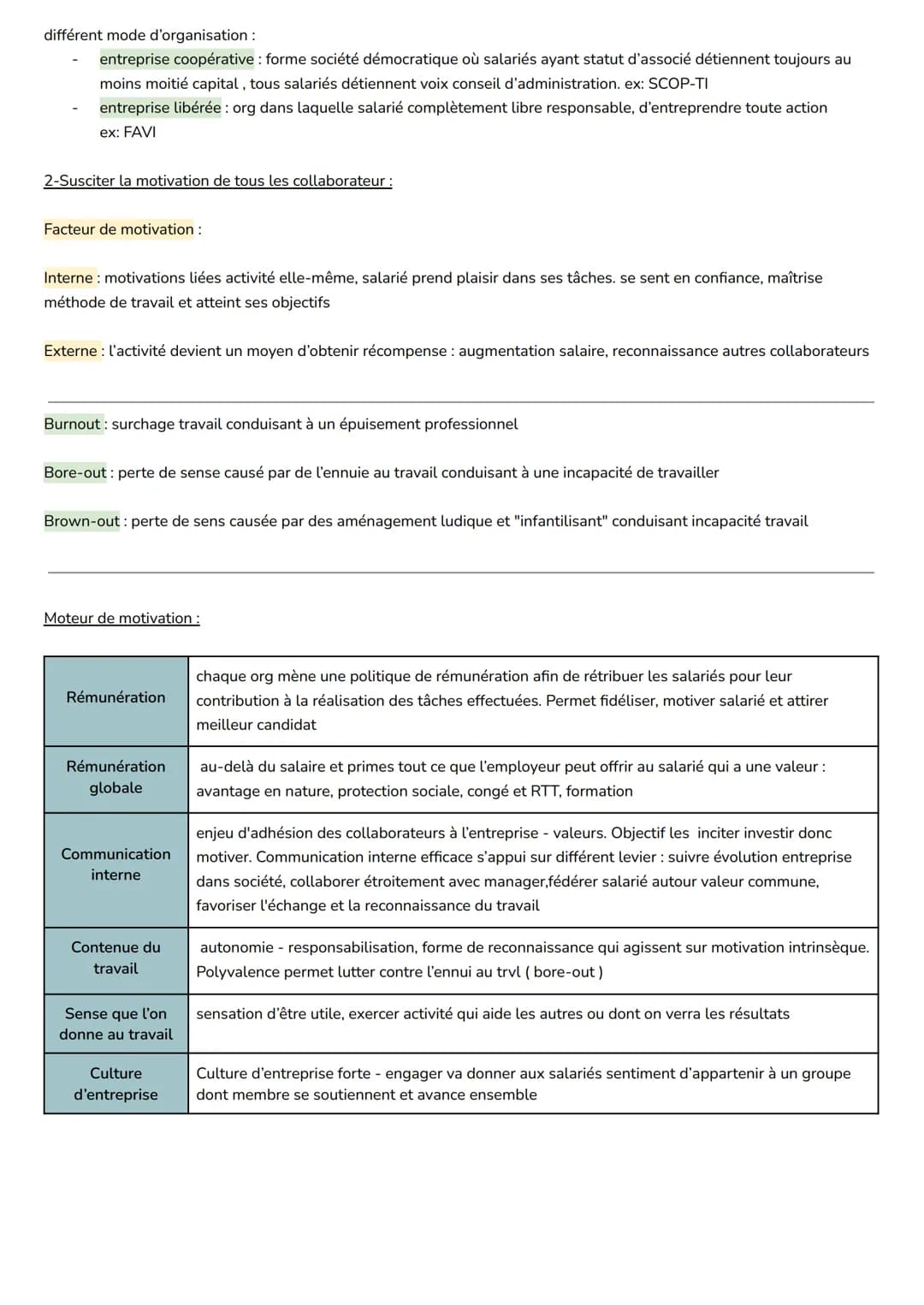 CHAPITRE 8- ENCOURAGER LA MOTIVATION ET LA COOPÉRATION DES ACTEURS
1- Générer une coopération efficace dans les groupes de travail:
Pyramide