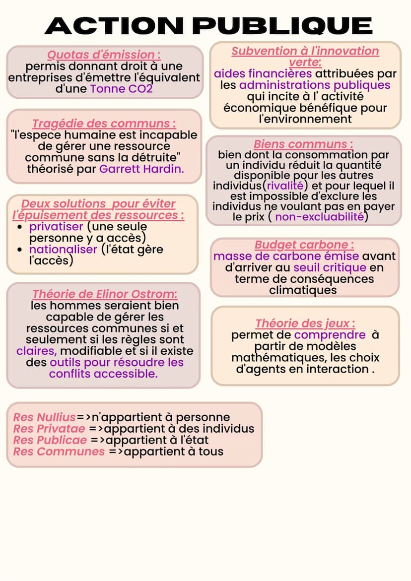 QUELLE ACTION
PUBLIQUE POUR
L'ENVIRONNEMENT?
Lobby:
Groupe d'influence ou de pression qui
va chercher à défendre leur propre
intérêt ou ceux