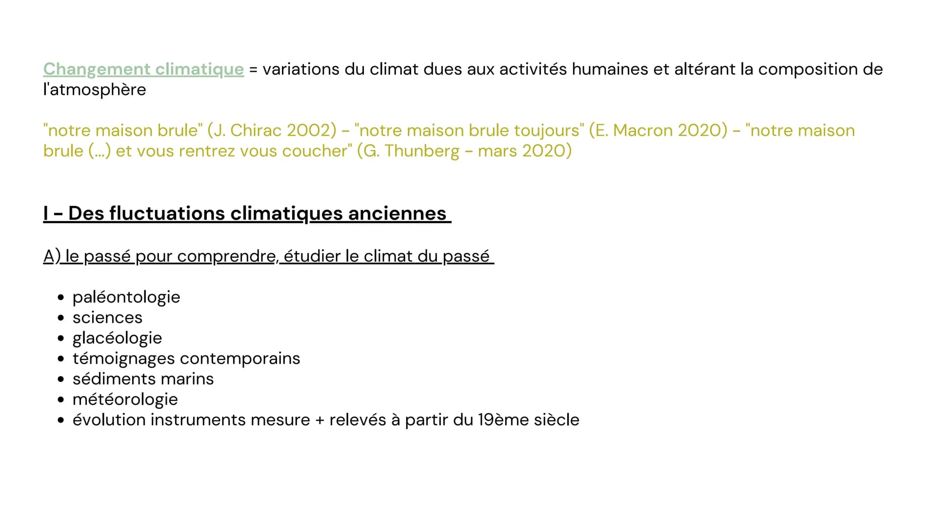 THEME 4: L' ENVIRONNEMENT ENTRE EXPLOITATION ET PROTECTION : UN ENJEU PLANETAIRE
Axe 2 : Le changement
climatique : approches
historiques & 