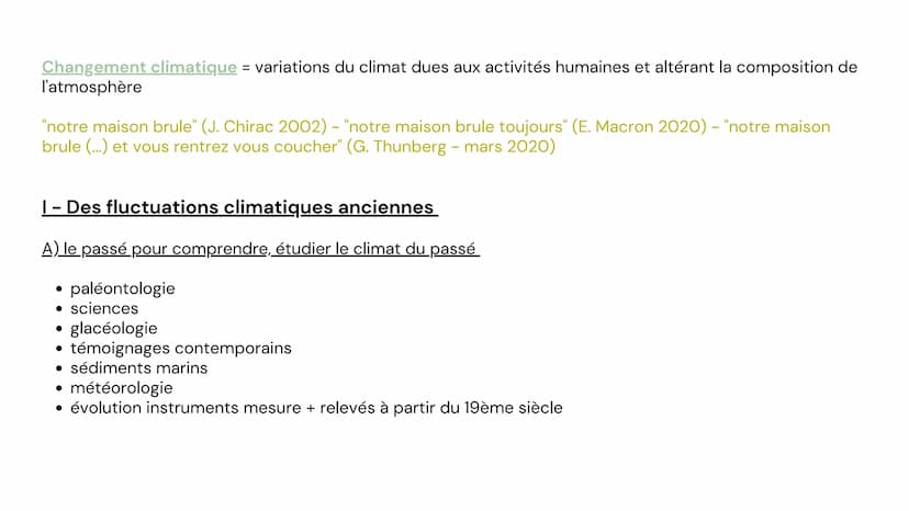 THEME 4: L' ENVIRONNEMENT ENTRE EXPLOITATION ET PROTECTION : UN ENJEU PLANETAIRE
Axe 2 : Le changement
climatique : approches
historiques & 