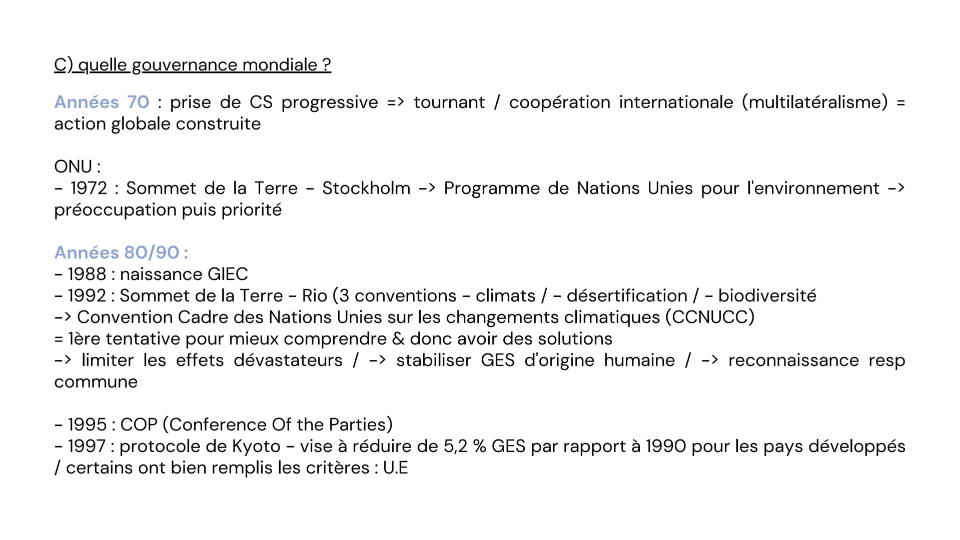 THEME 4: L' ENVIRONNEMENT ENTRE EXPLOITATION ET PROTECTION : UN ENJEU PLANETAIRE
Axe 2 : Le changement
climatique : approches
historiques & 