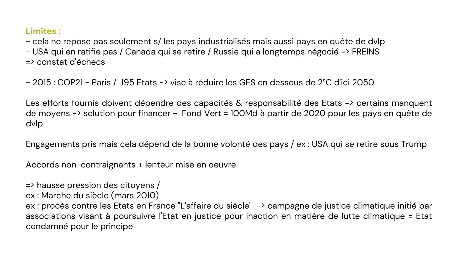 THEME 4: L' ENVIRONNEMENT ENTRE EXPLOITATION ET PROTECTION : UN ENJEU PLANETAIRE
Axe 2 : Le changement
climatique : approches
historiques & 