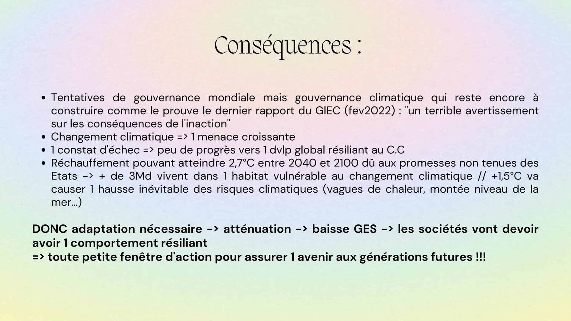 THEME 4: L' ENVIRONNEMENT ENTRE EXPLOITATION ET PROTECTION : UN ENJEU PLANETAIRE
Axe 2 : Le changement
climatique : approches
historiques & 