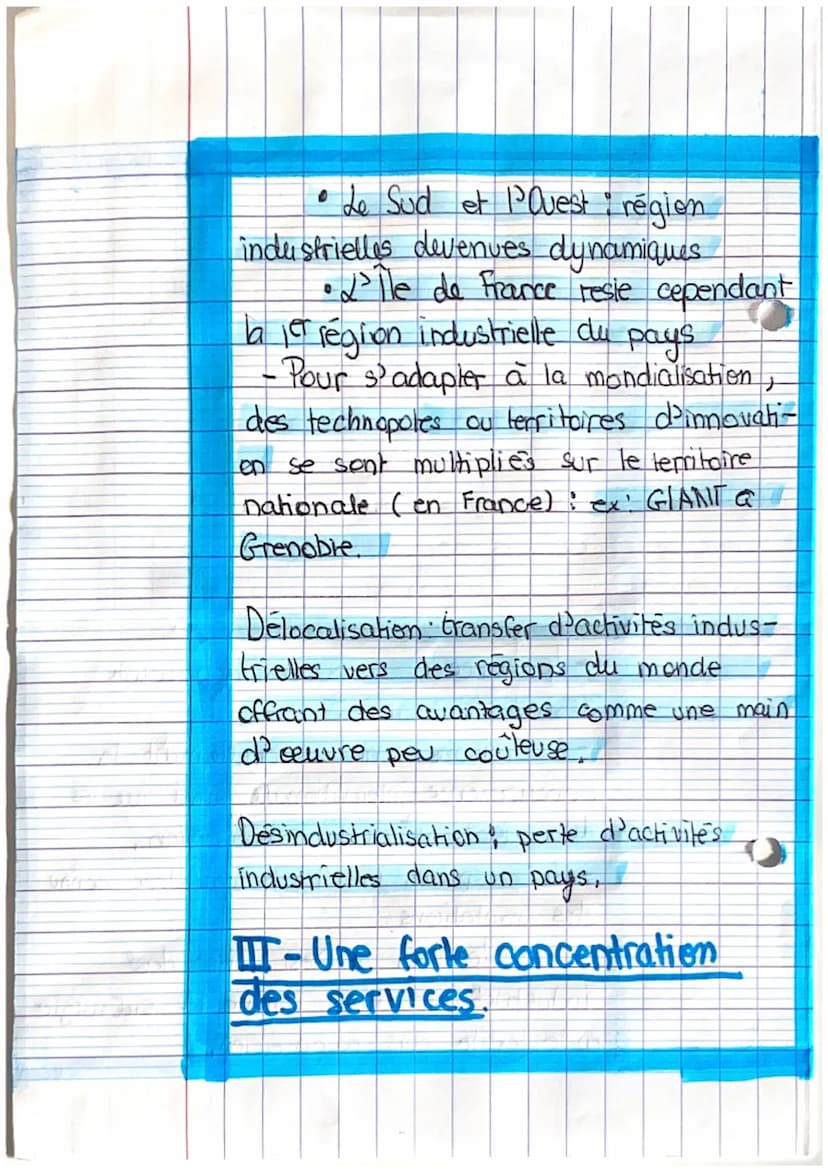 Geographie
chap 2.
Les espaces productif
français dans la
mondialisation.
Espace productif espace aménagé
et mis en valeus pour une activité