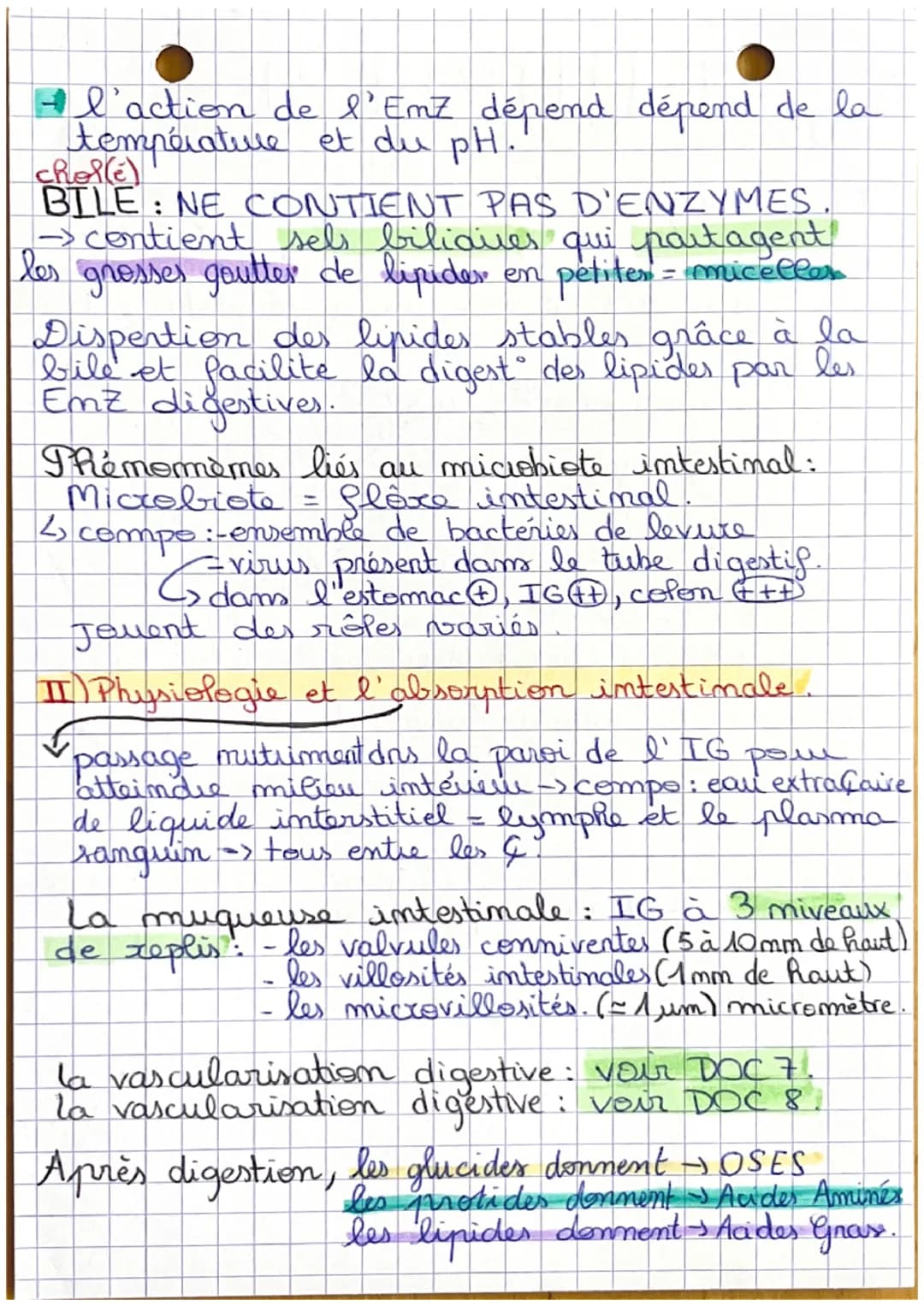 CHAPITRE
Physiologie de l'appareil digestif
I) La digestion des aliments
Digestion réalisée par l'appareil digest
grâce aux actions mécaniqu