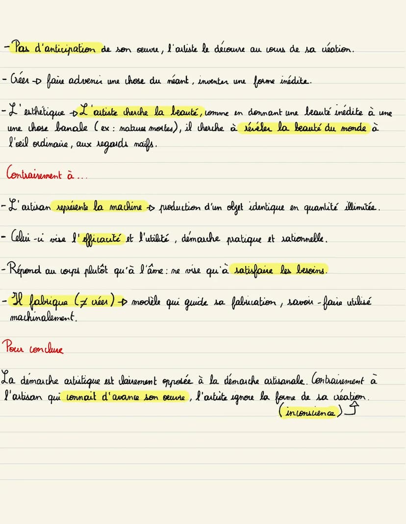 L'art (artiste / artisan)
Tout d'abord...
définition de l'art I
activité humaine ayant pour but la production d'objets destinés à la contemp