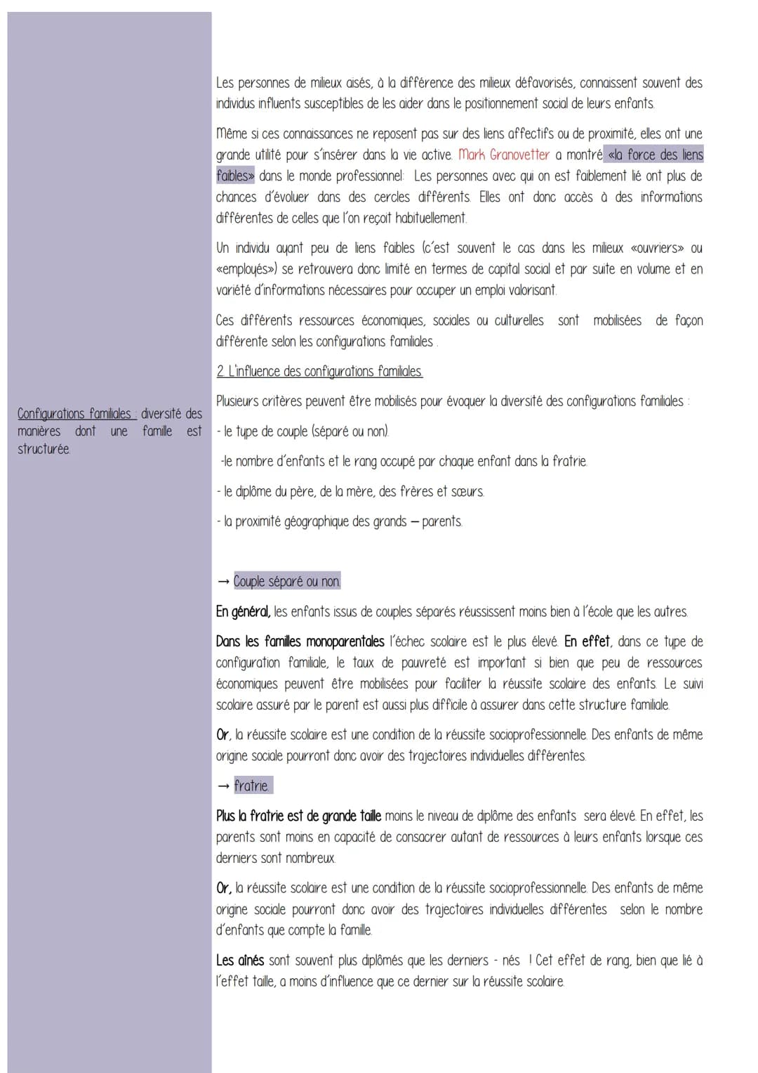 Chapitre 5 - Quels sont les caractéristiques contemporaines et les facteurs de la
mobilité sociale ?
Définitions / Mots Clefs/ - Comment déf