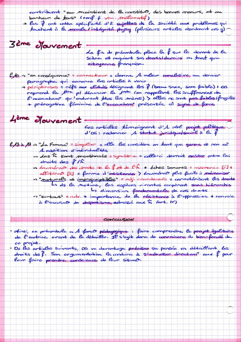 LITTÉRATURE D'IDÉES
Les mères, les filles, les soeurs, représentantes de la nation, demandent d'être constituées en Assemblée
nationale. Con