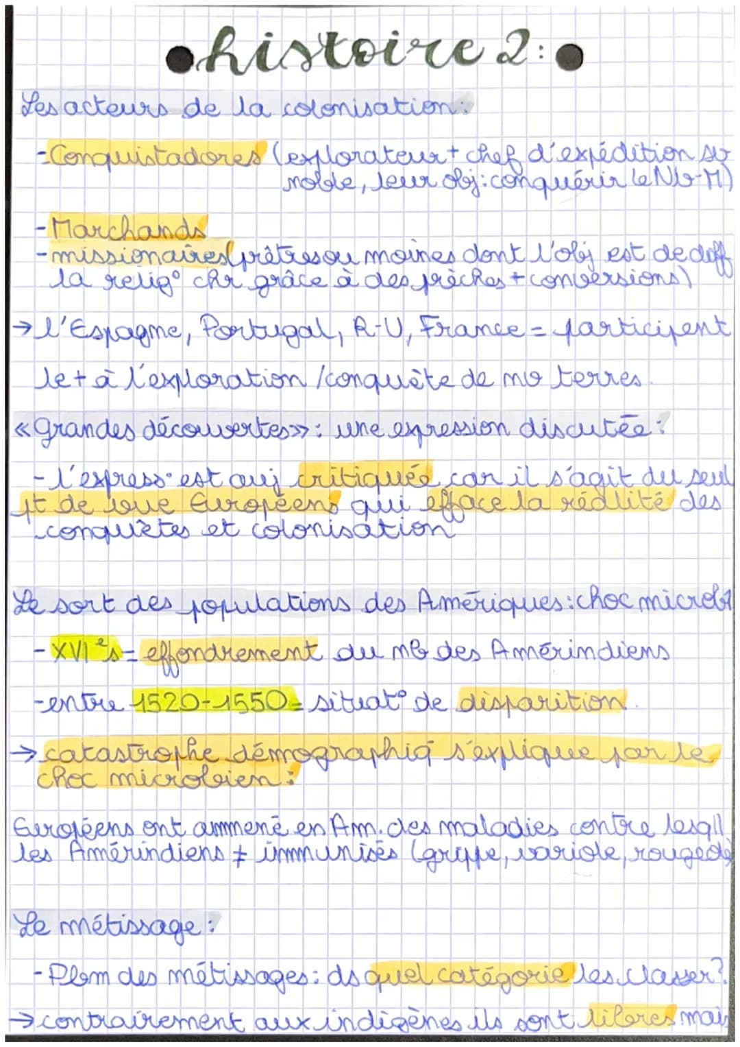 ●histoire 1:0
L'ouverture atlantique: les conséquences de
la découverte du « No Monde».
Les motivations des Européens à la découverte du M₂
