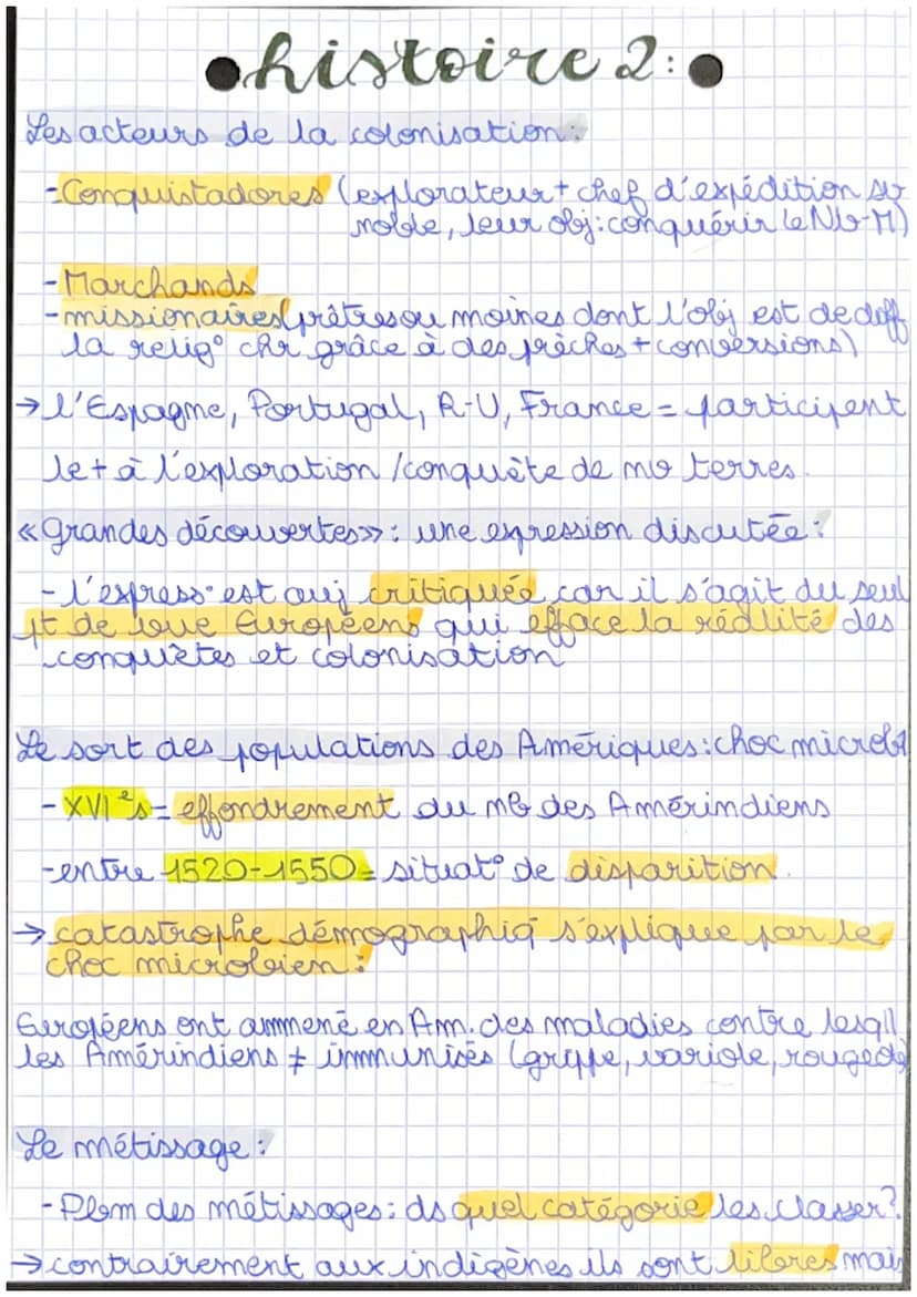 ●histoire 1:0
L'ouverture atlantique: les conséquences de
la découverte du « No Monde».
Les motivations des Européens à la découverte du M₂
