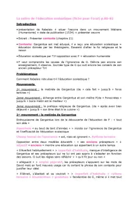 Know Éducation scolastique > Rabelais Gargantua thumbnail