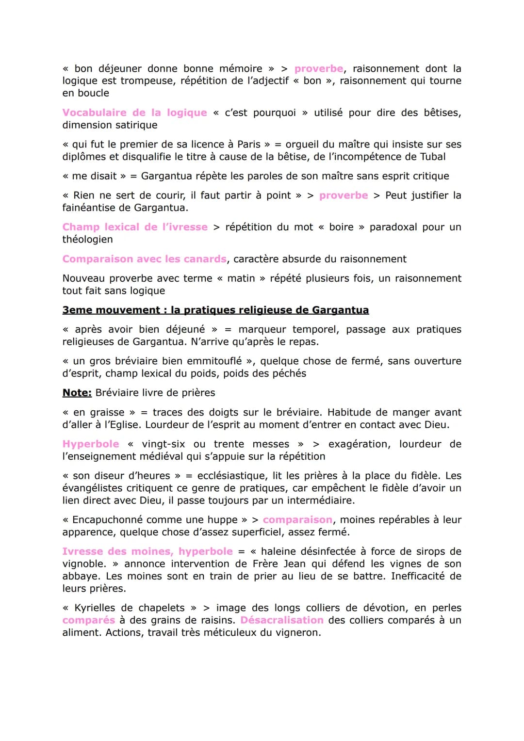 <h2 id="lducationdegargantuaanalyselinaire">L'éducation de Gargantua Analyse Linéaire</h2>
<p>Rabelais, un écrivain humaniste, a publié "Gar