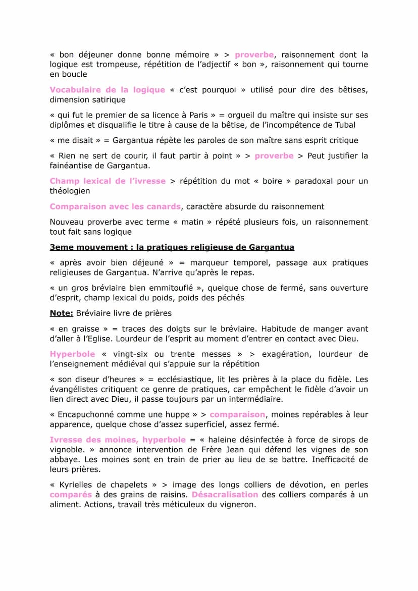 <h2 id="lducationdegargantuaanalyselinaire">L'éducation de Gargantua Analyse Linéaire</h2>
<p>Rabelais, un écrivain humaniste, a publié "Gar
