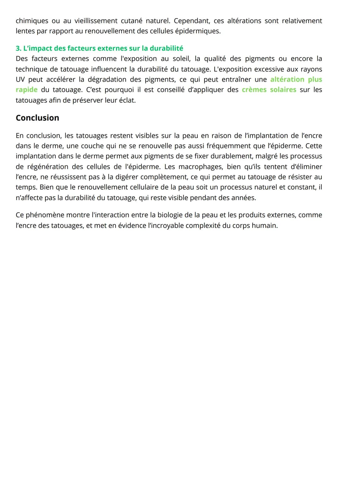 # GRAND ORAL SVT

Pourquoi les tatouages restent alors que les
cellules de la peau se renouvellent ?

Le tatouage est un art corporel qui co