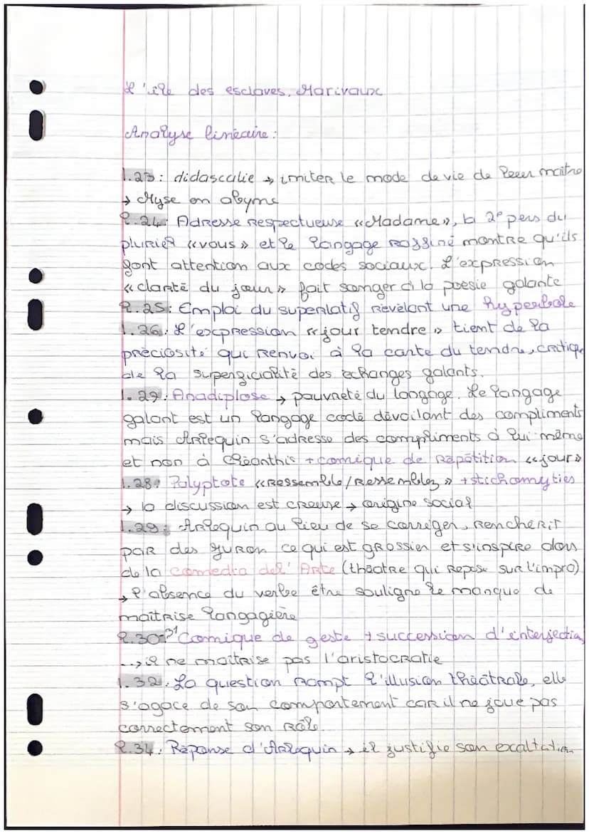 J
L'ile des esclaves, Marivaux
Introduction:
Marivaux qui s'inscrit dans le mouvement des
Rumières Ci scrit des comédies. s'interessant a
Ra