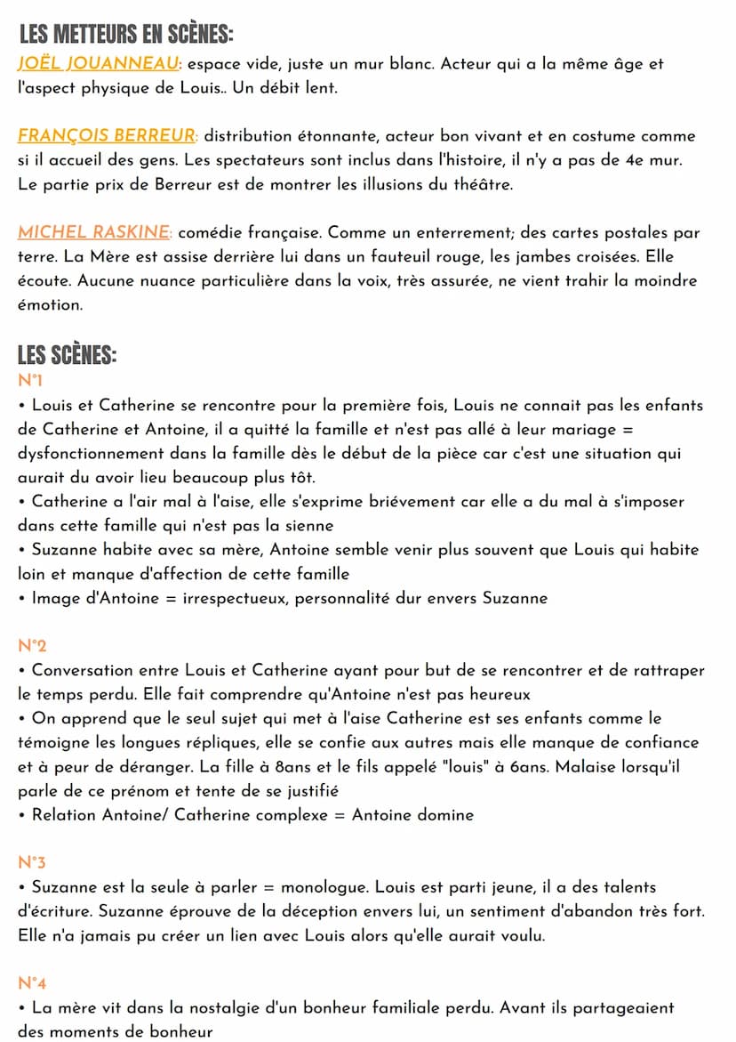 FICHE DE
LECTURE
Crise personnel, crise familiale
JUSTE LA FIN DU MONDE, JEAN-LUC LAGARCE, 1990
Oeuvre intégrale N°3
Le théâtre du XVIIe siè